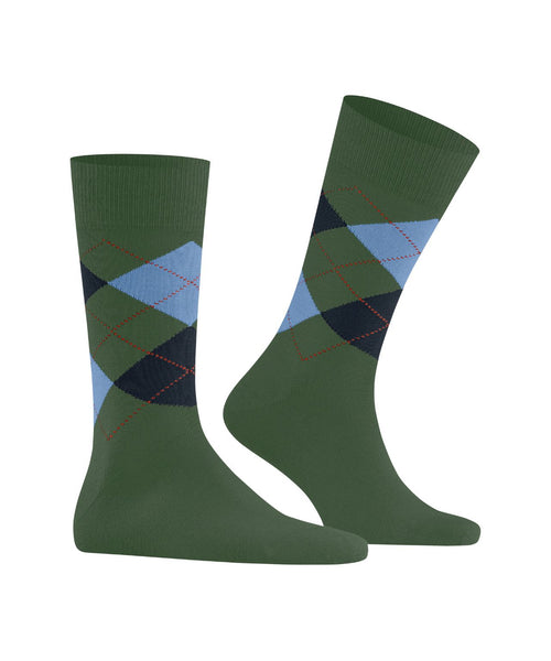 Burlington Edinburgh Men's Socks | Green