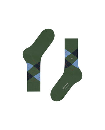 Burlington Edinburgh Heren Sokken | Groen