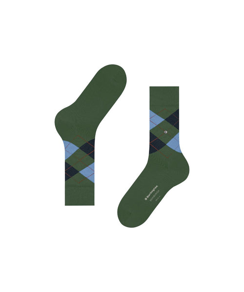 Burlington Edinburgh Men's Socks | Green