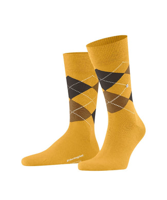 Burlington Edinburgh Men's Socks | Yellow Burlington Edinburgh Men's Socks | Yellow