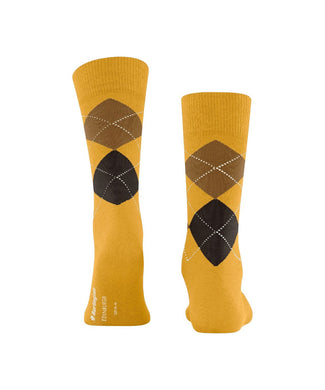 Burlington Edinburgh Men's Socks | Yellow Burlington Edinburgh Men's Socks | Yellow