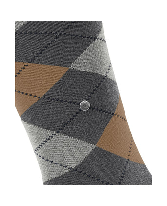 Burlington Edinburgh Men's Knee Socks | Grey