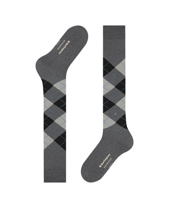 Burlington Edinburgh Men's Knee Socks | Grey