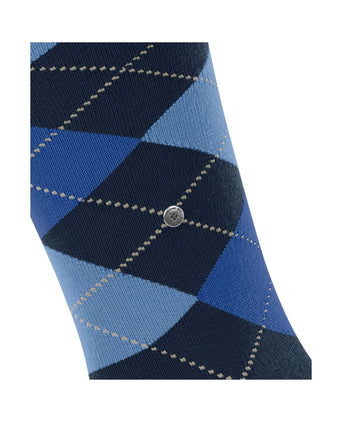 Burlington Edinburgh Men's Knee Socks | Blue