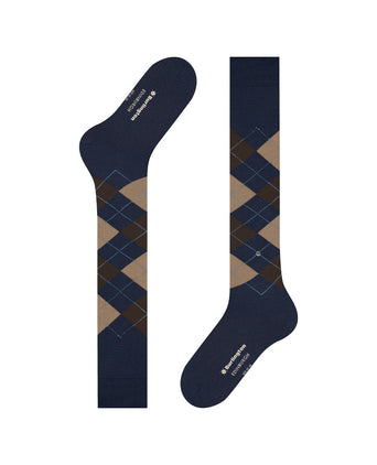 Burlington Edinburgh Men's Knee Socks | Blue