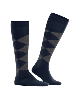 Burlington Edinburgh Men's Knee Socks | Blue