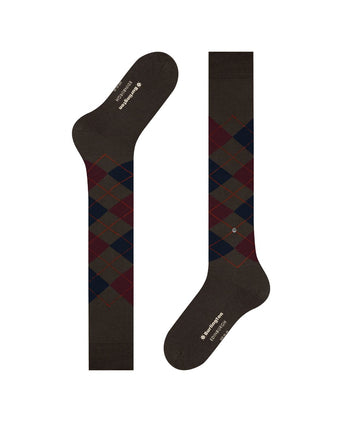 Burlington Edinburgh Men's Knee Socks | Brown