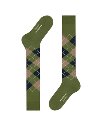 Burlington Edinburgh Men's Knee Socks | Green