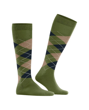Burlington Edinburgh Men's Knee Socks | Green