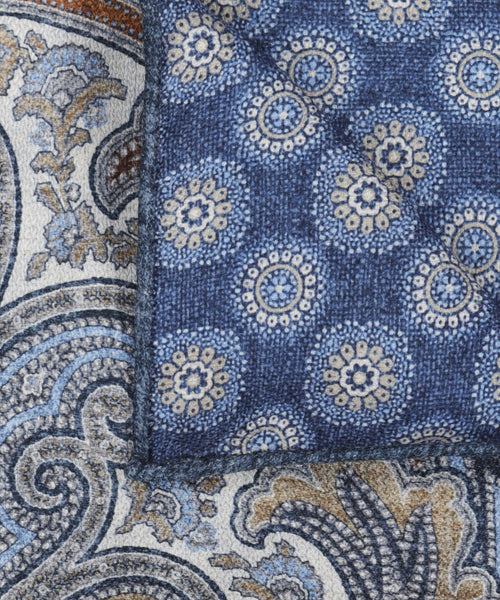 Pochet Zijde | Blauw