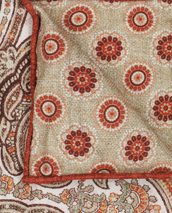 Pocket Square Silk | Brown