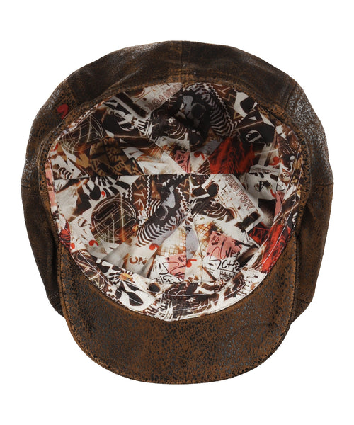 Balloon Cap Leather | Brown