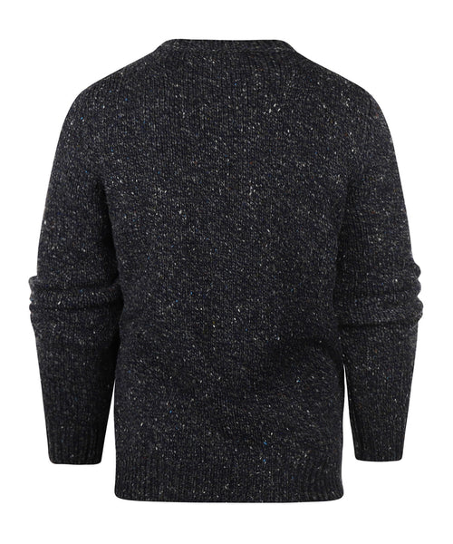 Fisherman Ronde Hals Pullover | Blauw