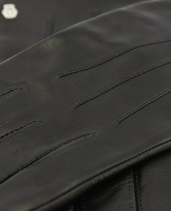 Glove Nappa Silk Lining | Black