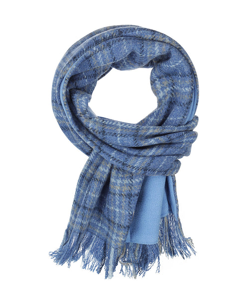 Harris Tweed Scarf | Blue