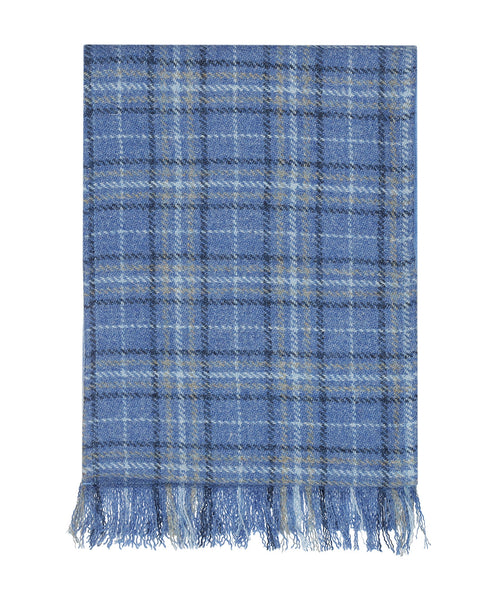 Harris Tweed Scarf | Blue
