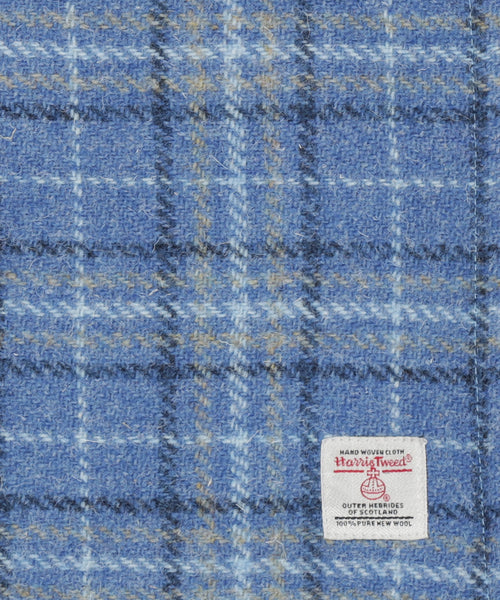 Harris Tweed Scarf | Blue