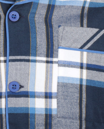 Pyjama Set Flanel | Blauw