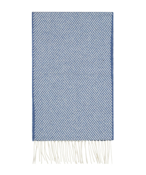 Lambswool/Cashmere Scarf | Blue