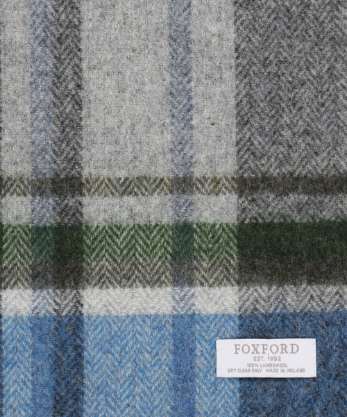 Lambswool Scarf 30X210CM | Blue