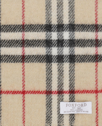 Lambswool Sjaal 30X210CM | Bruin