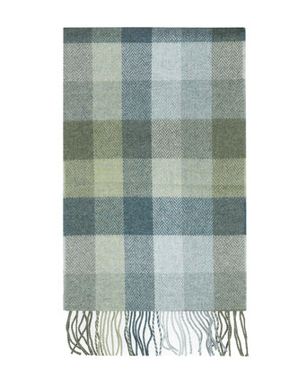 Lambswool Sjaal 30X210CM | Groen