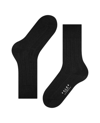 Lhasa Rib Men's Socks | Black