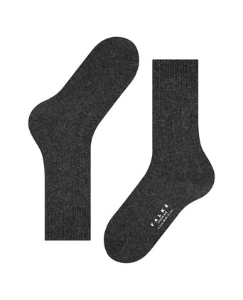 Lhasa Rib Men Socks | Grey