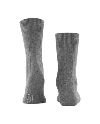 Lhasa Rib Men Socks | Grey