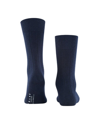 Lhasa Rib Men's Socks | Dark Navy