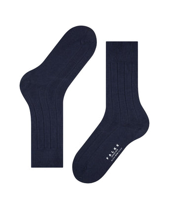 Lhasa Rib Men's Socks | Dark Navy