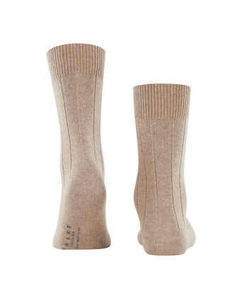 Lhasa Rib Men's Socks | Brown