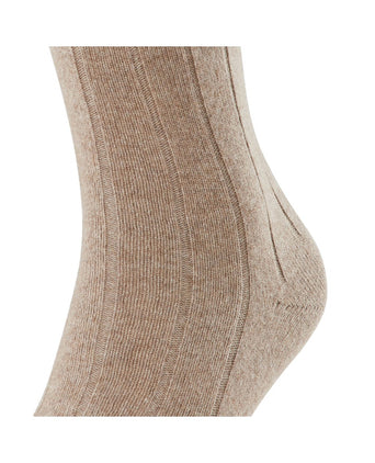 Lhasa Rib Men's Socks | Brown
