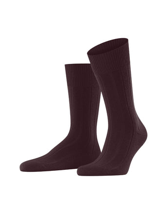 Lhasa Rib Men's Socks | Red