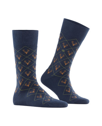 Burlington St.Hubert sock | Blue