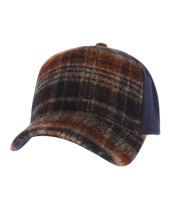 Stetson Trucker Cap Wool Check | Blue