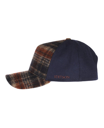 Stetson Trucker Cap Wool Check | Blue
