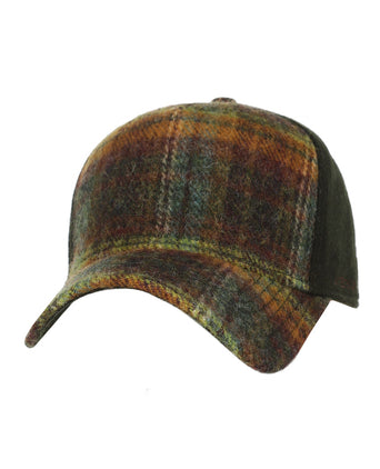 Stetson Trucker Cap Wool Check | Green