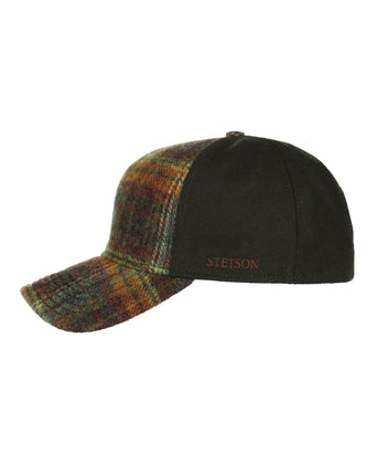 Stetson Trucker Cap Wool Check | Green