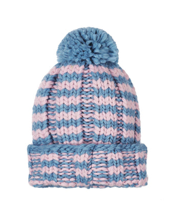 Stetson Beanie Stripes | Blauw