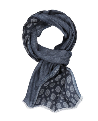 Scarf Wool 40X180cm | Blue