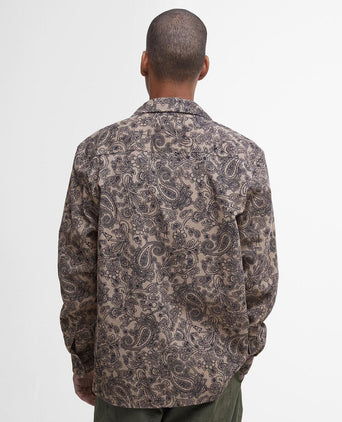 Barbour Brignall Printed Corduroy Overshirt | Bruin