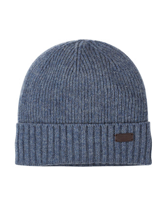 Barbour Carlton Beanie Hat | Denim Blue