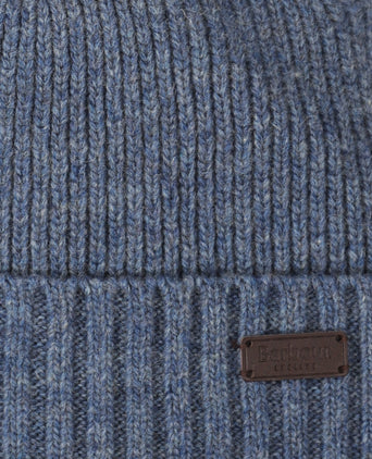 Barbour Carlton Beanie Hat | Denim Blue