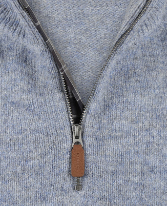 Barbour Talder Half Zip Knit | Blue