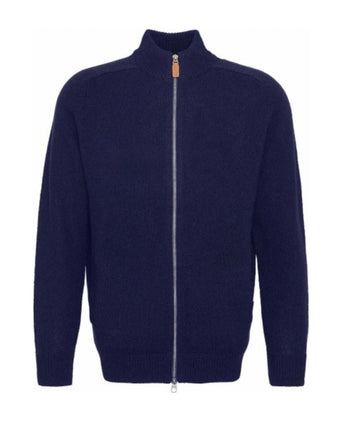 Barbour Talder Zip Through | Navy Blue