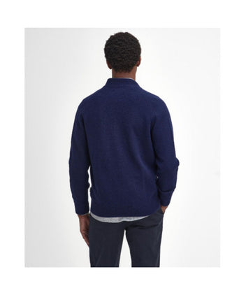 Barbour Talder Zip Through | Navy Blue