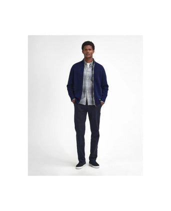 Barbour Talder Zip Through | Navy Blue