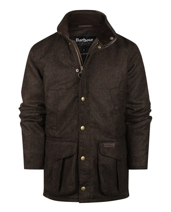 Barbour Hereford Tweed Wool Jacket | Brown