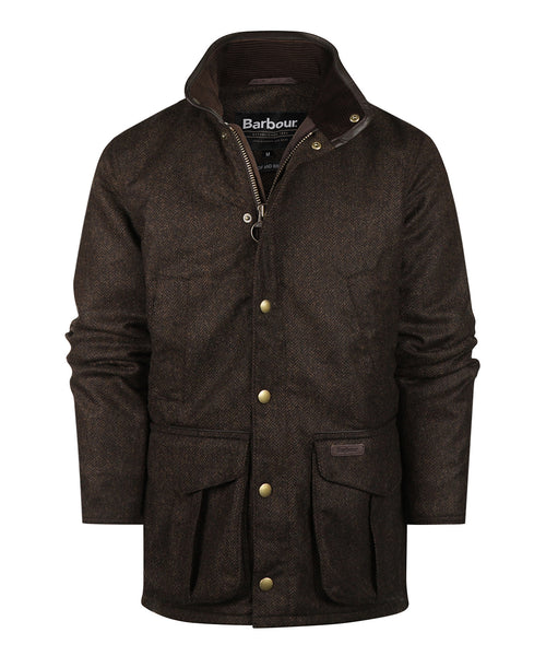 Barbour Hereford Tweed Wool Jacket | Brown